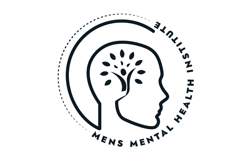 Men's Mental Health Institute logo with a stylized human head and tree design symbolizing growth and mental health